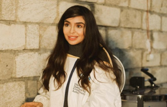 Leyla Əliyeva və Arzu Əliyeva Qəbələdə “Gənc arıçı” layihəsinin iştirakçıları ilə görüşüblər