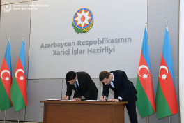 Daimi diplomatik xidmətə qəbul olunmuş əməkdaşların ilk andiçmə mərasimi keçirilib