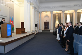 Daimi diplomatik xidmətə qəbul olunmuş əməkdaşların ilk andiçmə mərasimi keçirilib