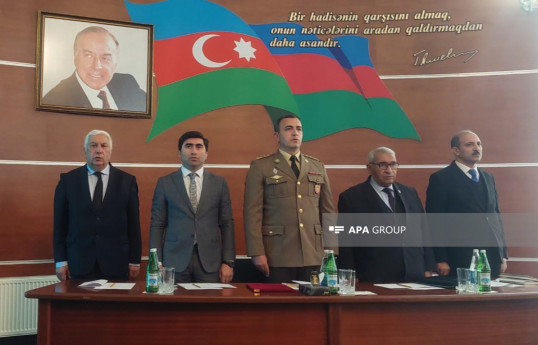 FHN-in Gəncə Regional Mərkəzində “Heydər Əliyev və milli dövlətçilik təfəkkürü” mövzusunda tədbir keçirilib