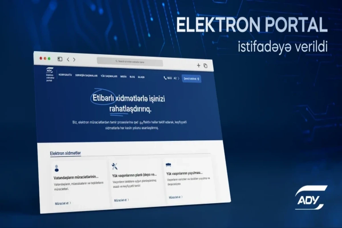 ADY yeni elektron xidmət portalını istifadəyə verib