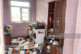 Sumqayıtda 3 otaqlı fərdi yaşayış evi yanıb - FOTOLENT 