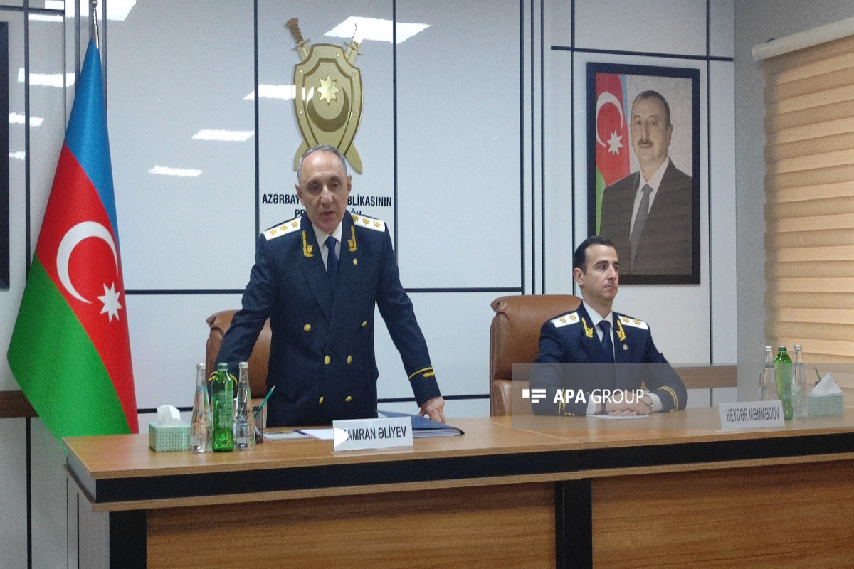 Baş Prokuror Xankəndidə əməliyyat müşavirəsi keçirib