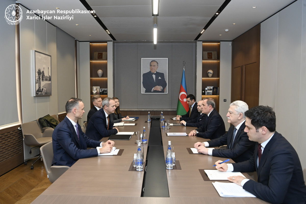 Ceyhun Bayramov Litva xarici işlər nazirinin müavini ilə görüşüb