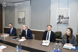 Ceyhun Bayramov Litva xarici işlər nazirinin müavini ilə görüşüb
