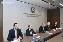 Ceyhun Bayramov Litva xarici işlər nazirinin müavini ilə görüşüb
