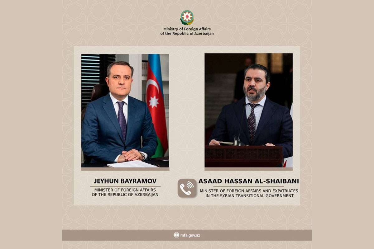 Ceyhun Bayramov Suriya XİN rəhbəri ilə telefonla danışıb - YENİLƏNİB 