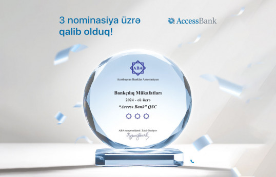 AccessBank üç nominasiya üzrə qalib olub