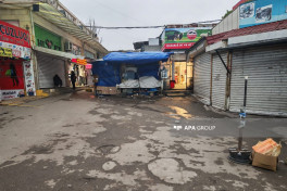 “Vosmoy” bazarının ətrafında küçə ticarəti yığışdırılıb - FOTO 
