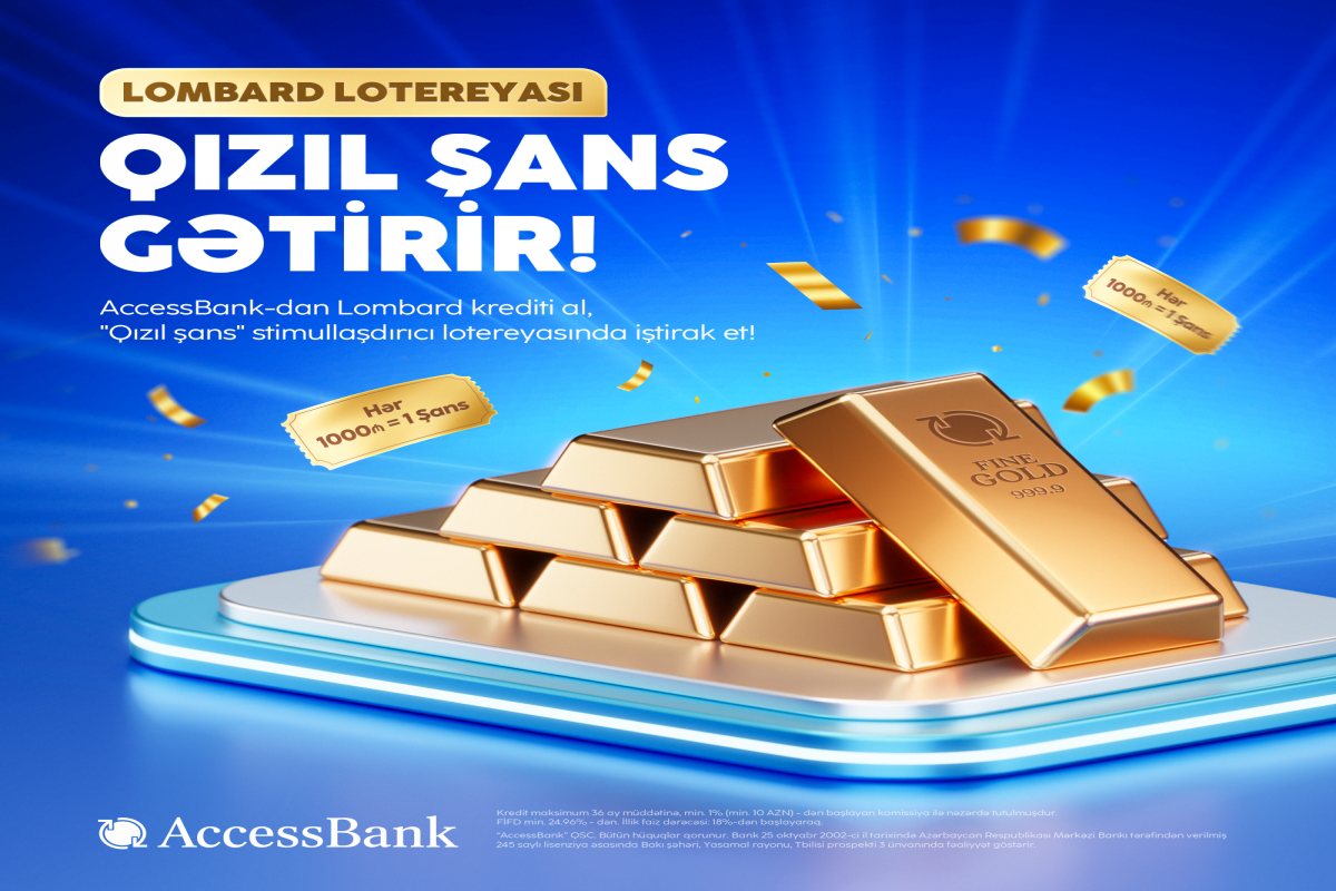 AccessBank-dan ilk: “Qızıl Şans” lotereya kampaniyasına start verilib