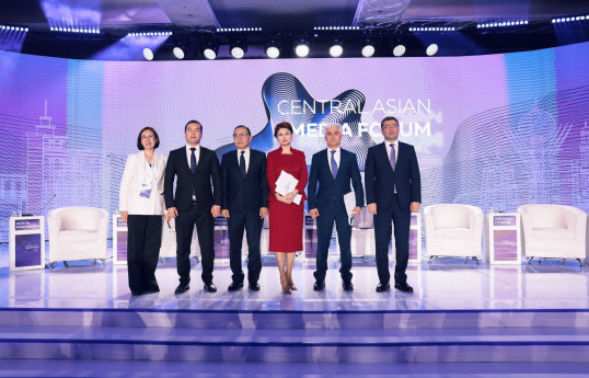MEDİA-nın nümayəndə heyəti II Mərkəzi Asiya Media Forumunda iştirak edir - FOTO 