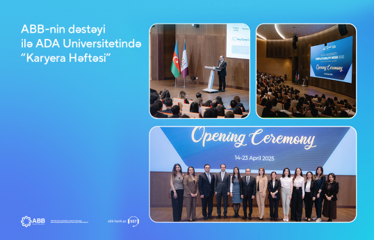 ABB-nin dəstəyi ilə ADA Universitetində “Karyera Həftəsi”  başlayıb