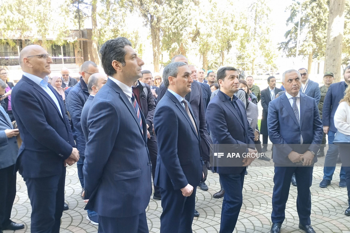 Diplomatik korpus nümayəndələri Qarabağ Universitetinin İncəsənət fakültəsində olublar - FOTO 