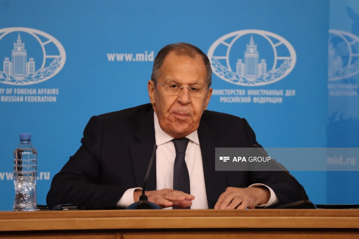 Rusiyanın xarici işlər naziri Sergey Lavrov