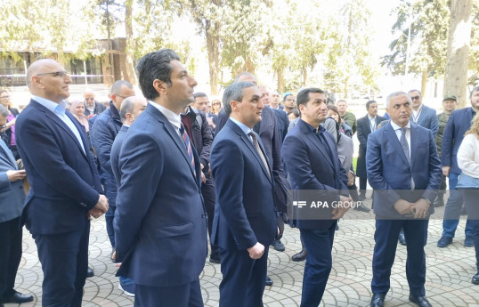 Diplomatik korpus nümayəndələri Qarabağ Universitetinin İncəsənət fakültəsində olublar - FOTO 