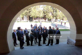 Diplomatik korpus nümayəndələri Qarabağ Universitetinin İncəsənət fakültəsində olublar - FOTO 