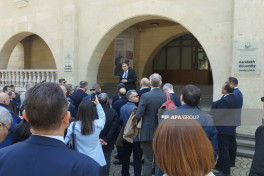 Diplomatik korpus nümayəndələri Qarabağ Universitetinin İncəsənət fakültəsində olublar - FOTO 