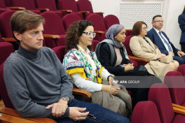 Diplomatik korpus nümayəndələri Qarabağ Universitetinin İncəsənət fakültəsində olublar - FOTO 
