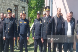 Birinci Qarabağ müharibəsində itkin düşən şəhid Münasib Mehdiyevin qalıqları Samuxda dəfn olunub - FOTO 