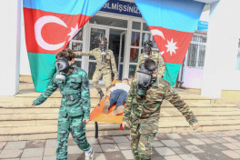 FHN-in Şimal-qərb Regional Mərkəzi mülki müdafiə məşqləri keçirib