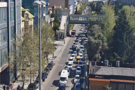 Ziya Bünyadov prospektində təmir aparılır, bəzi yollarda sıxlıq var - FOTO  - YENİLƏNİB 