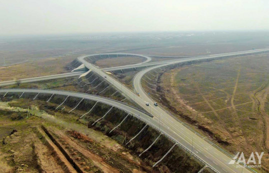 Ağdam-Əsgəran-Xocalı-Xankəndi yolunun tikintisi davam etdirilir - FOTO 