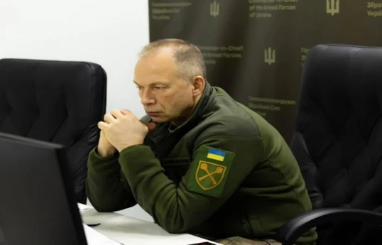 Ukrayna Silahlı Qüvvələrinin baş komandanı Aleksandr Sırski