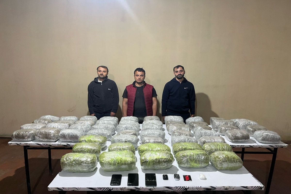 İrandan 53 kq narkotiki Azərbaycana keçirməyə cəhd göstərən şəxslər saxlanılıb - FOTO 