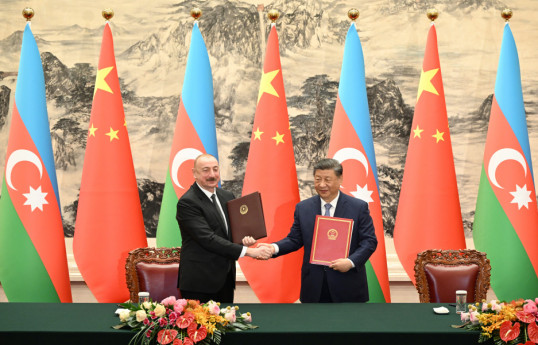 Pekində Azərbaycan-Çin sənədləri imzalanıb - FOTO 