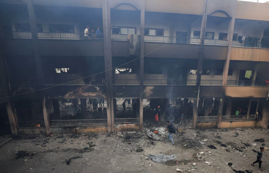 İsrail Qəzzanın şimalında məktəbi bombalayıb, 10 nəfər ölüb