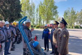 “Azərbaycan İstilik Elektrik Stansiyası” MMC-də mülki müdafiə qüvvələri ilə məşq keçirilib