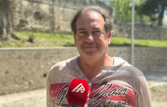 İspaniyalı səyyahın azad edilmiş ərazilərlə bağlı təəssüratları çox yüksəkdir