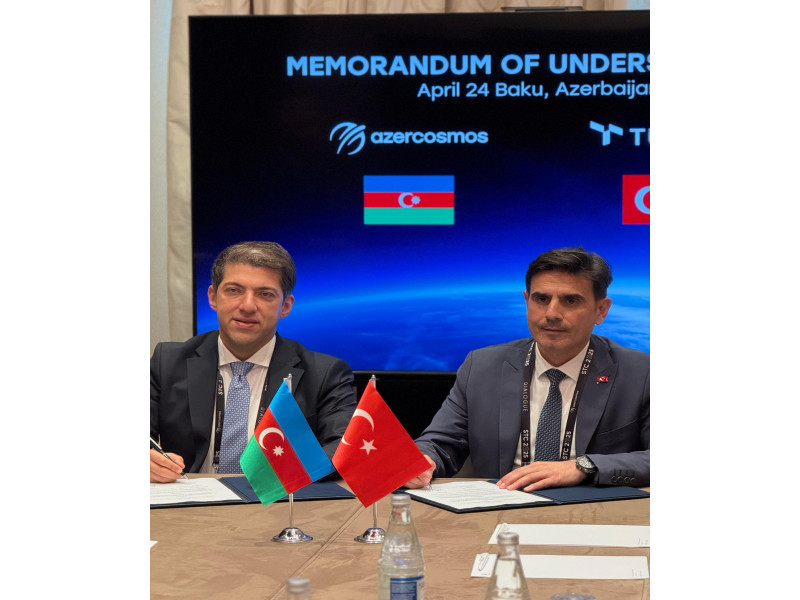 Azərkosmos və Türksat arasında Anlaşma Memorandumu imzalanıb