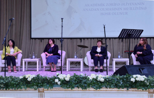 Sumqayıtda Zərifə Əliyevanın 102 illiyinə həsr olunmuş tədbir keçirilib