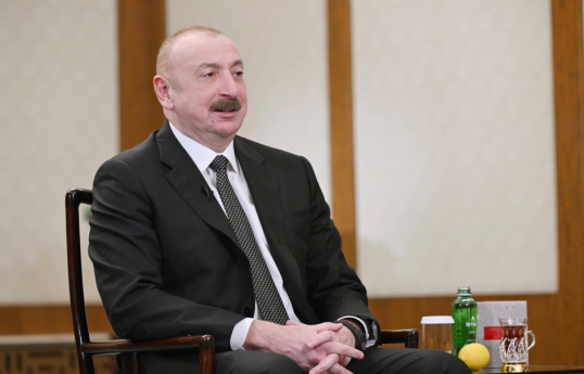 Prezident İlham Əliyev: Azərbaycan və Çin bir-birinin suverenliyini və ərazi bütövlüyünü qətiyyətlə dəstəkləyir