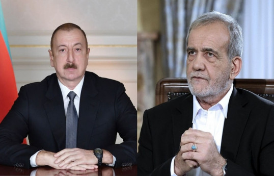 Prezident İlham Əliyev Məsud Pezeşkiana başsağlığı verib