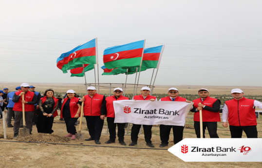 Ziraat Bank Azərbaycan ekoloji təşəbbüsə dəstək verib