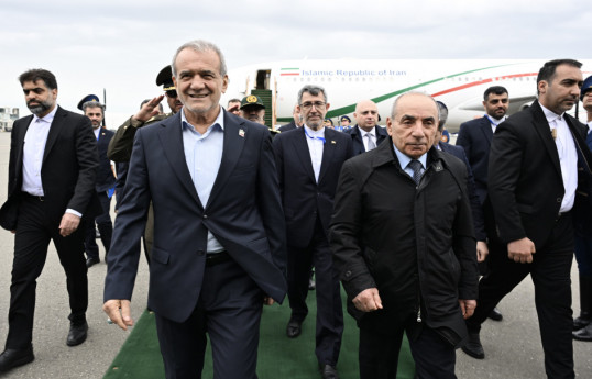 İran Prezidenti Azərbaycana rəsmi səfərə gəlib