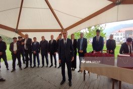 Növbəti köç karvanı Xocalı şəhərinə çatıb, açarlar təqdim edilib- FOTO  - YENİLƏNİB  - VİDEO 