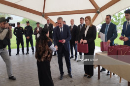 Növbəti köç karvanı Xocalı şəhərinə çatıb, açarlar təqdim edilib- FOTO  - YENİLƏNİB  - VİDEO 