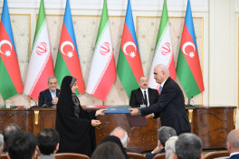 Azərbaycan və İran arasında imzalanmış sənədlərin mübadiləsi olub