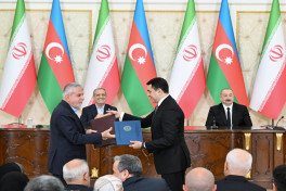 Azərbaycan və İran arasında imzalanmış sənədlərin mübadiləsi olub