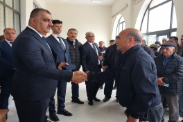 Köç karvanı Ağdamın Sarıcalı kəndinə çatıb, 39 ailəyə evlərinin açarları təqdim edilib - FOTO 