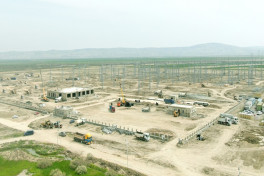 Azərbaycanda ən böyük yarımstansiyalarından biri tikilir - FOTO 