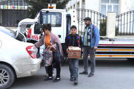 Köç karvanı Ağdamın Sarıcalı kəndinə çatıb, 35 ailəyə evlərinin açarları təqdim edilib - FOTO  - YENİLƏNİB 