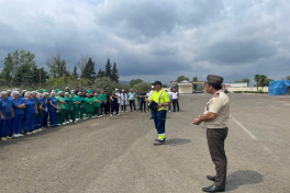 FHN-in Cənub Regional Mərkəzində mülki müdafiə məşqi keçirilib
