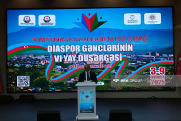Xankəndidə Diaspor Gənclərinin VI Yay Düşərgəsinin açılış mərasimi keçirilir - FOTO 