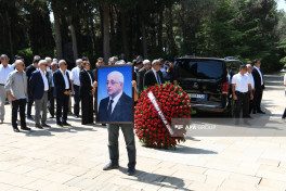 Xalq yazıçısı Elçin Əfəndiyev I Fəxri xiyabanda dəfn olunub - FOTO  - VİDEO  - YENİLƏNİB 