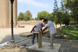 Möminə Xatun türbəsinin bərpasına başlanılıb