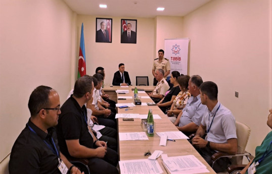 FHN-in Gəncə Regional Mərkəzi rəhbər heyətin mülki müdafiə məşqini təşkil edib